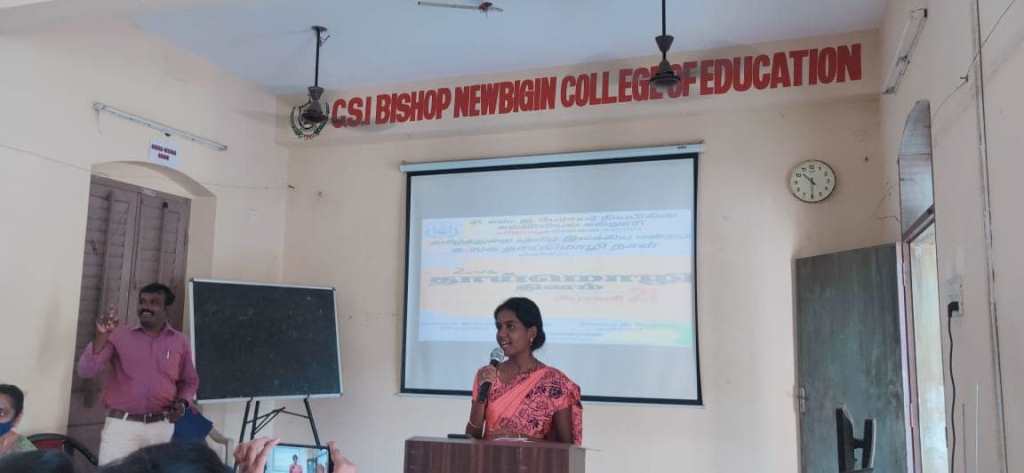 Mother Language Day 2022 in Bishop NewBigin College of Education