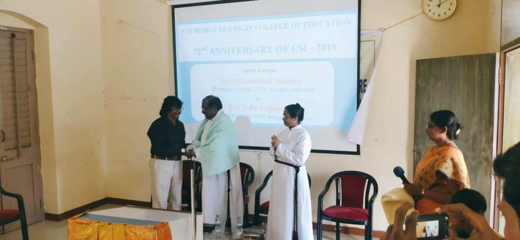 72nd CSI Day Celebration in Bishop NewBigin College of Education