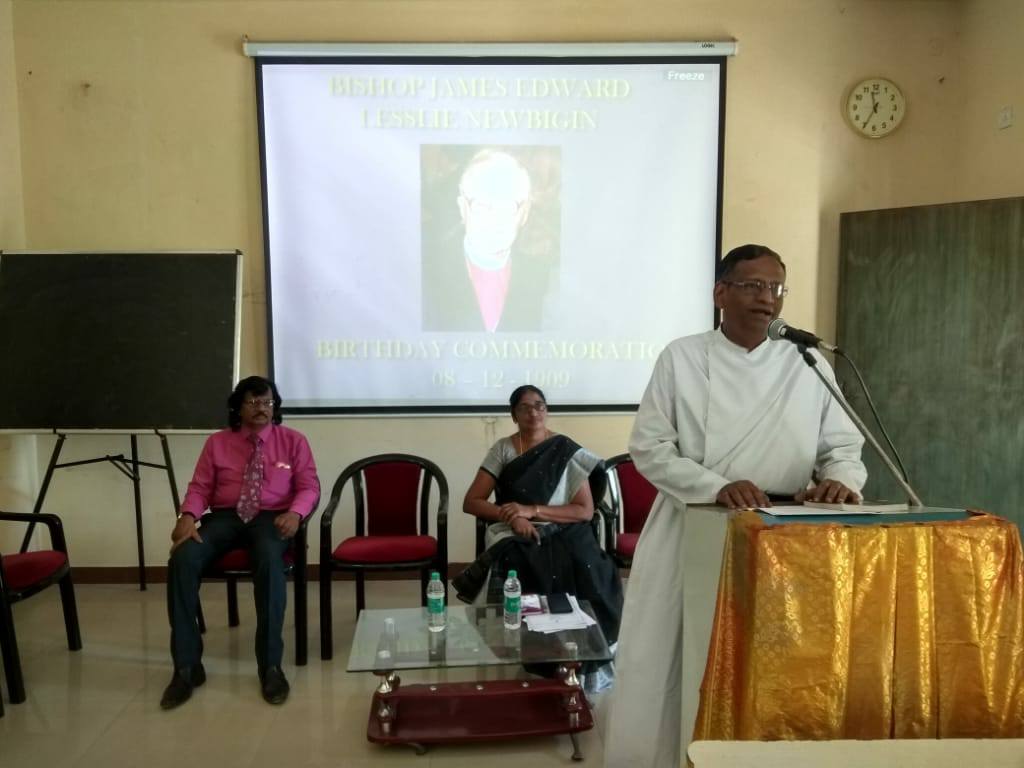 110th Birthday of Our Bishop James Edward Lesslie Newbigin 2019 in Bishop NewBigin College of Education